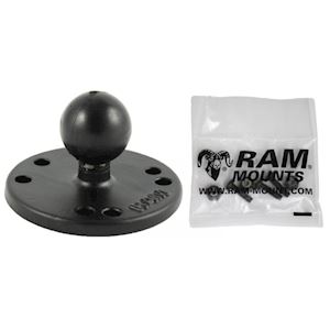 2.5" Round AMPS Base, 1" Ball & Hardware for the Garmin Striker 4 Series